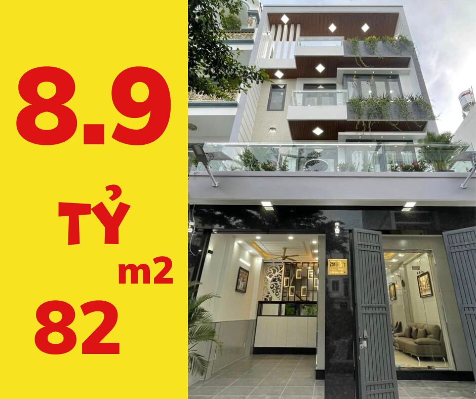 PHỐ LIỀN KỀ - MỚI HIỆN ĐẠI, KDC Green Riverside, 82m2, 4 tầng, 6.6m x 12.5m, Giá 8.9 Tỷ, đẹp lung linh