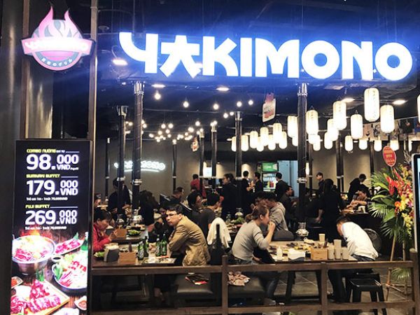 Không gian sang trọng, bắt mắt của nhà hàng Yakimono yakimono-vincom-tran-duy-hung-2