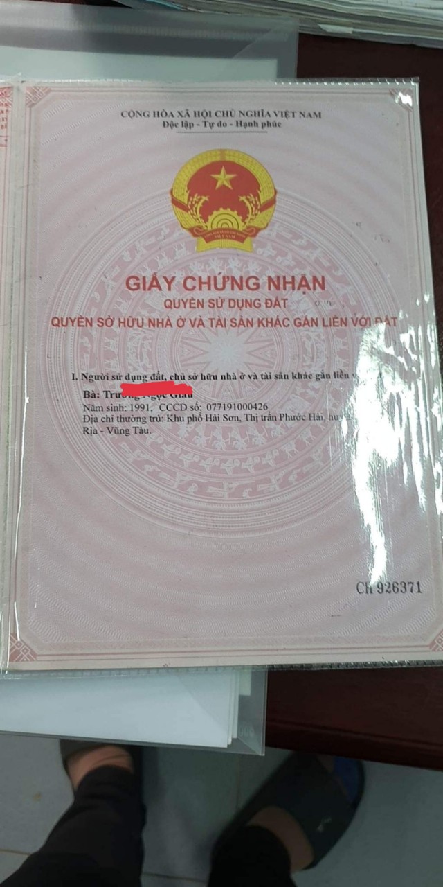 Cần Bán Gấp Nhà Đất mặt Tiền Bên Hông Chợ Phước Hải Thị Trấn Phước Hải, Đất Đỏ , BR-VT