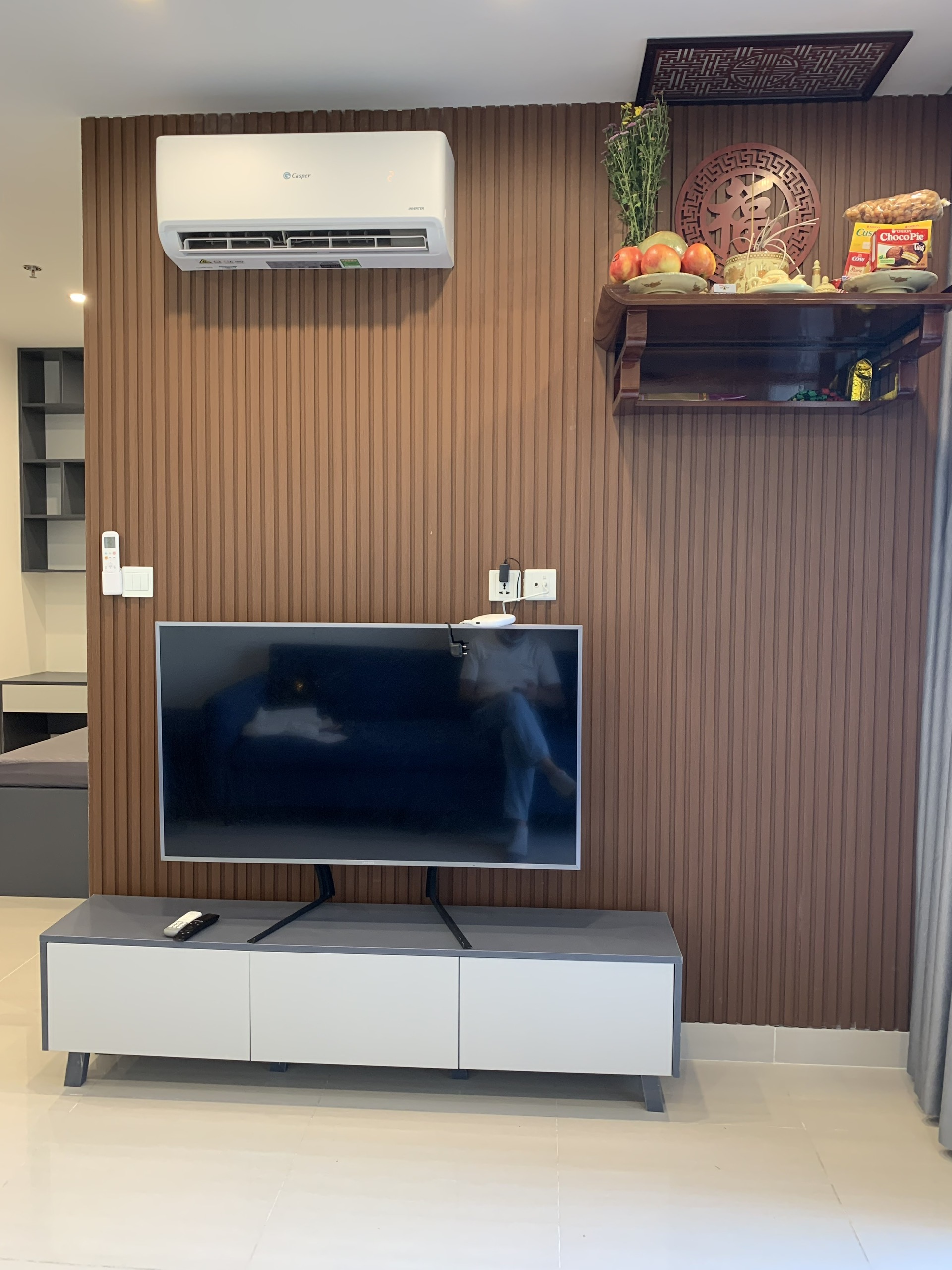 Cho thuê căn hộ Vinhome Smart City 1N+1 full đồ giá 8.5tr/tháng