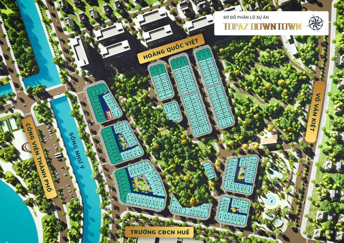 BGI TOPAZ DOWNTOWN - SHOPHOUSE KINH DOANH VIEW SÔNG BÊN CẠNH AEON MALL DUY NHẤT TẠI HUẾ