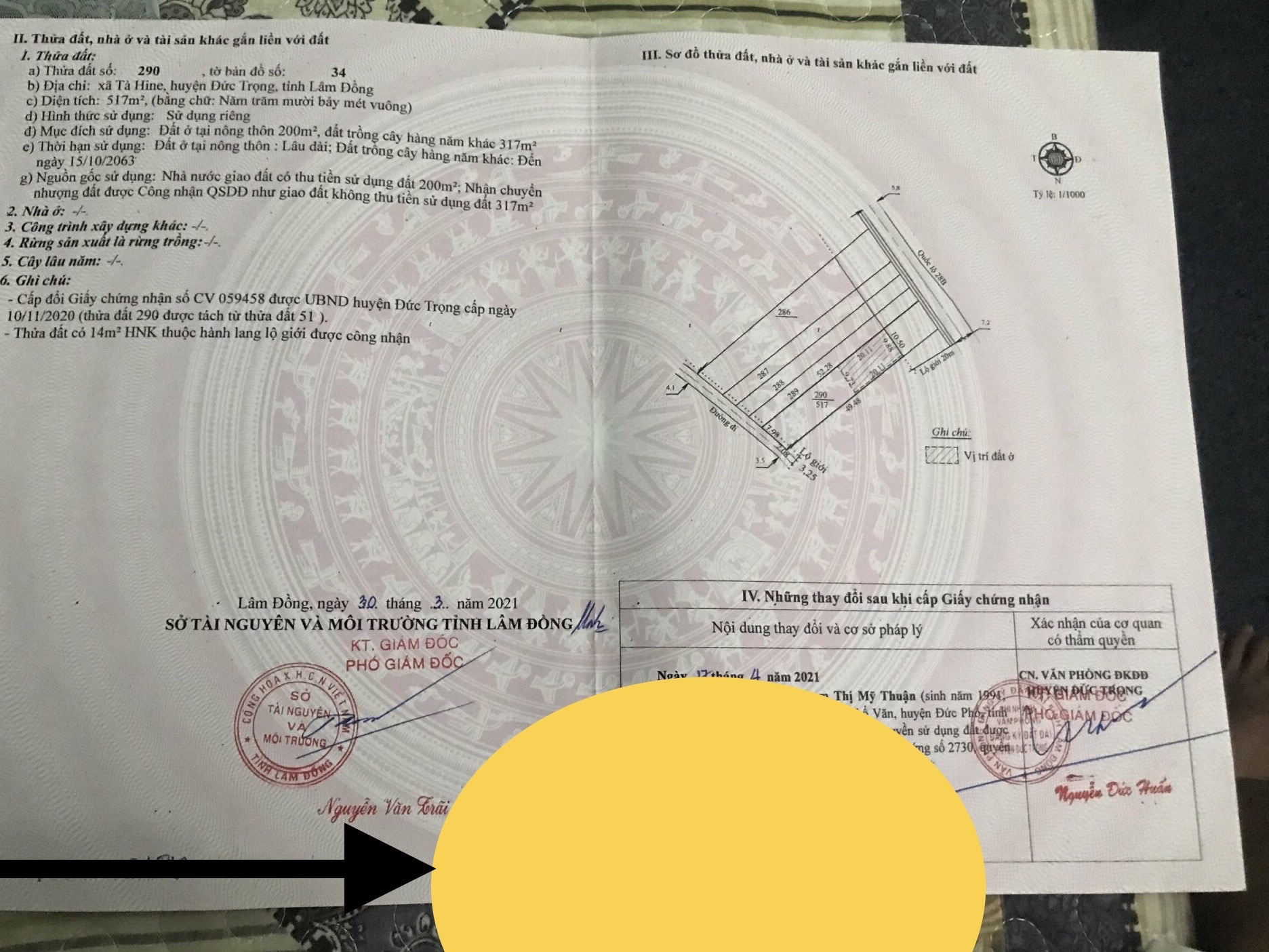 Bán đất 2 MT QL 28B Đức Trọng, Lâm Đồng, 10 x 50m, (200)m2 TC, giá 3,8 tỷ