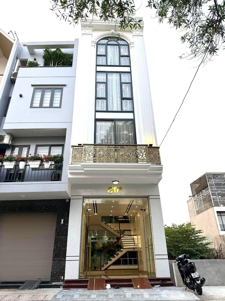 Bán nhà mặt đường Trực Cát xây mới độc lập 58m x 4 tầng GIÁ 6.9 tỉ kinh doanh mở VP