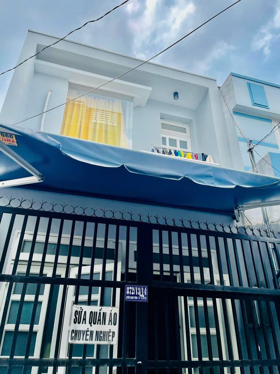 căn nhà vị trí siêu đẹp hẻm 872/13/14 Quang Trung.p8 Dt: 4,05x11.Nhà đúc 1 tấm gồm pk,bếp,2pn,2wc.Hẻm 4m cụt xung