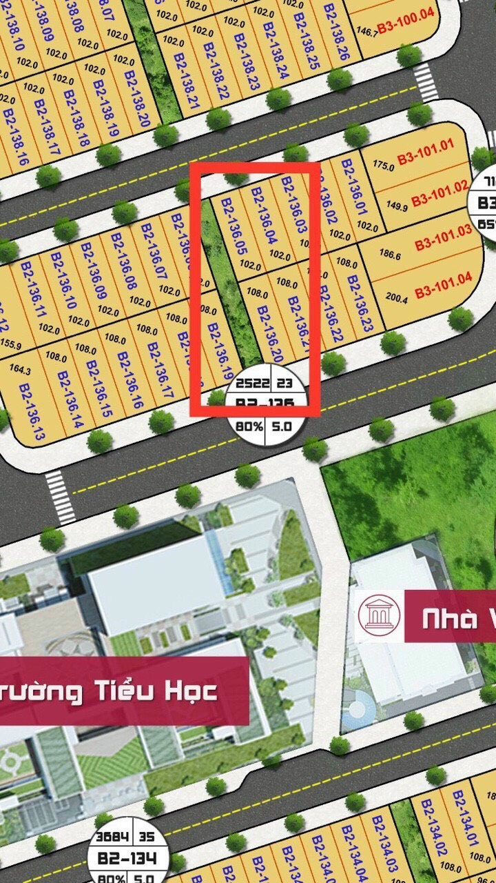 Mua đất tặng thêm đất, fpt City Đà Nẵng B2-136