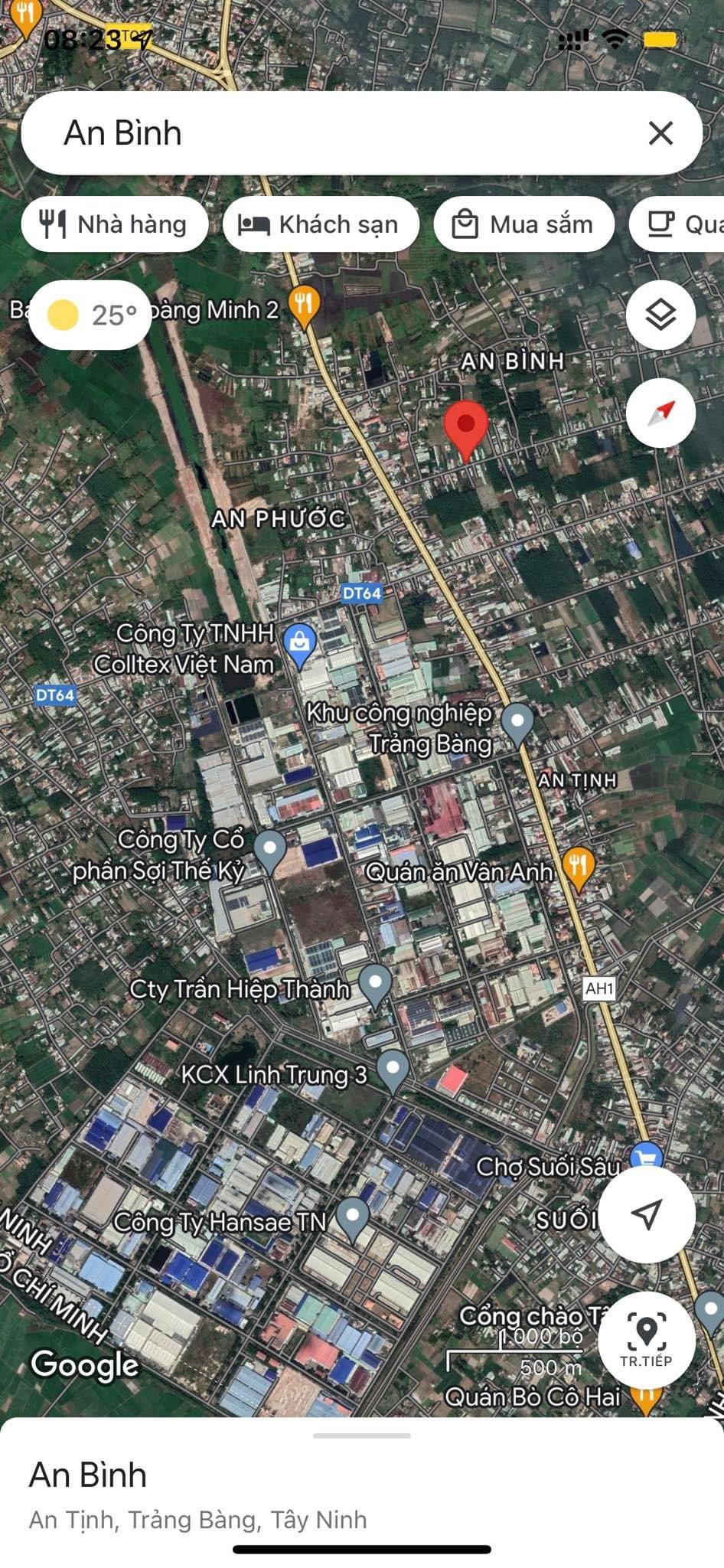 Bán 7503m2 đất ngay trung tâm KCN Trảng Bàng phù hợp Xây Xưởng , Nhà Vườn