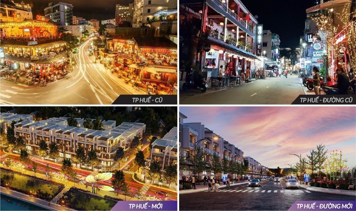 KHI BẢN ĐỒ DU LỊCH, THƯƠNG MẠI TP HUẾ BỪNG SÁNG VỚI SHOPHOUSE BGI TOPAZ DOWNTOWN Tp Huế
