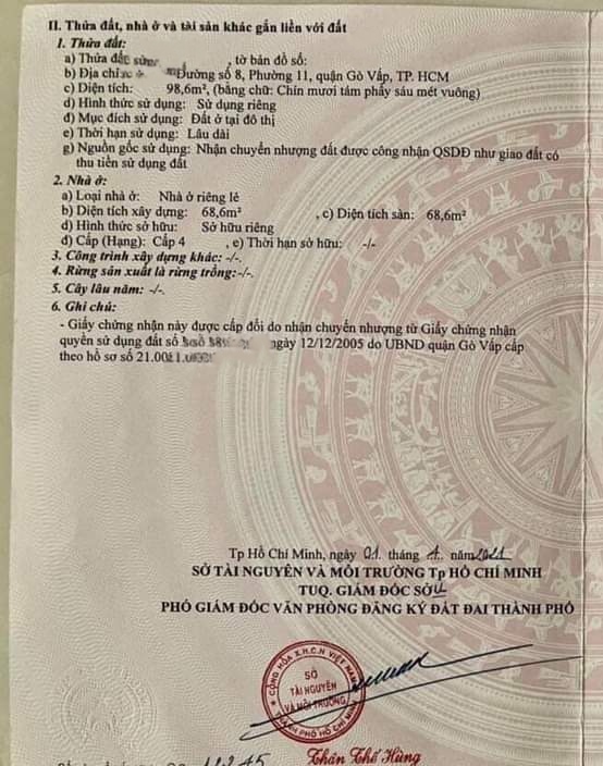 Gần 100M2 Chỉ 4 Tỷ x kế HXH 5m Thống Nhất P11, Gò Vấp