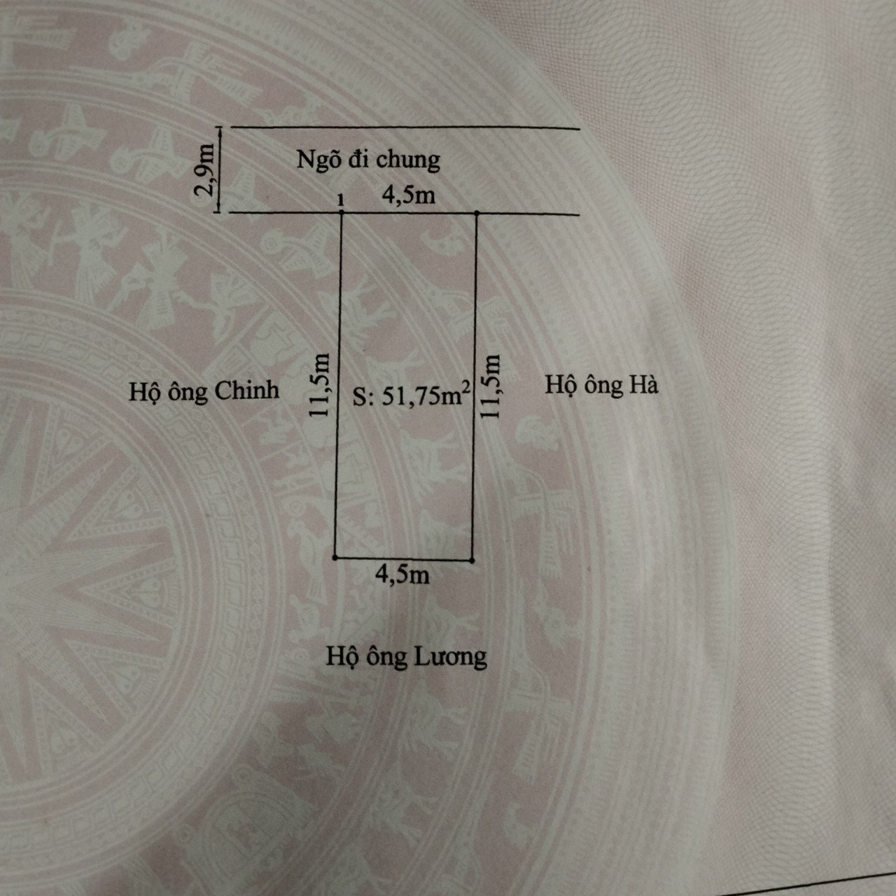 Bán lô đất 51.75m2 mặt ngõ Đằng Hải, giá 36.5tr/m2