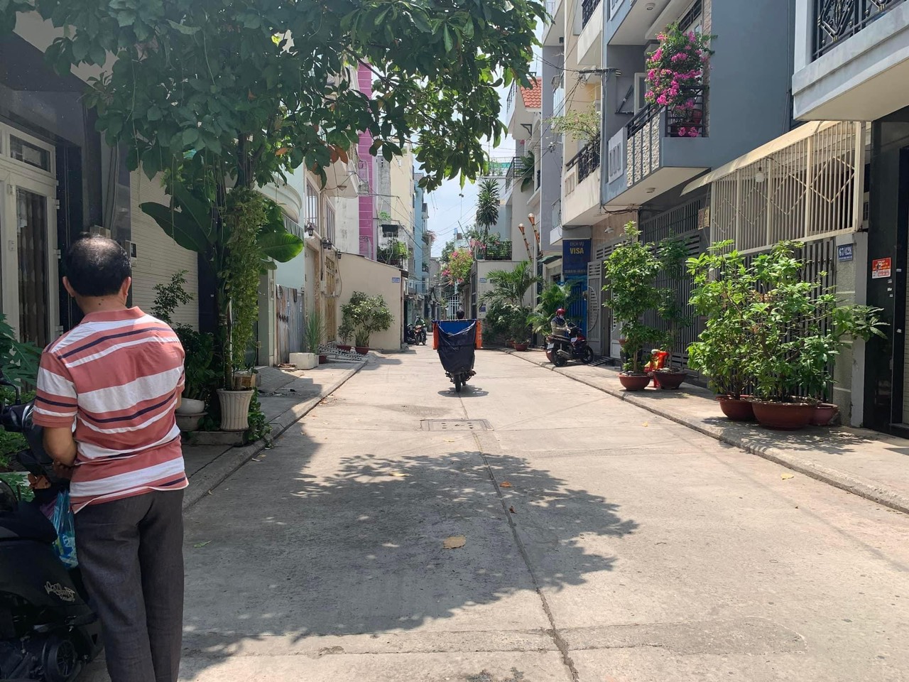 chính chủ 1 đời bán nhà mới 5 tầng, đường bờ bao tân thắng, hẻm 8m, 128m2 chỉ 16 tỷ