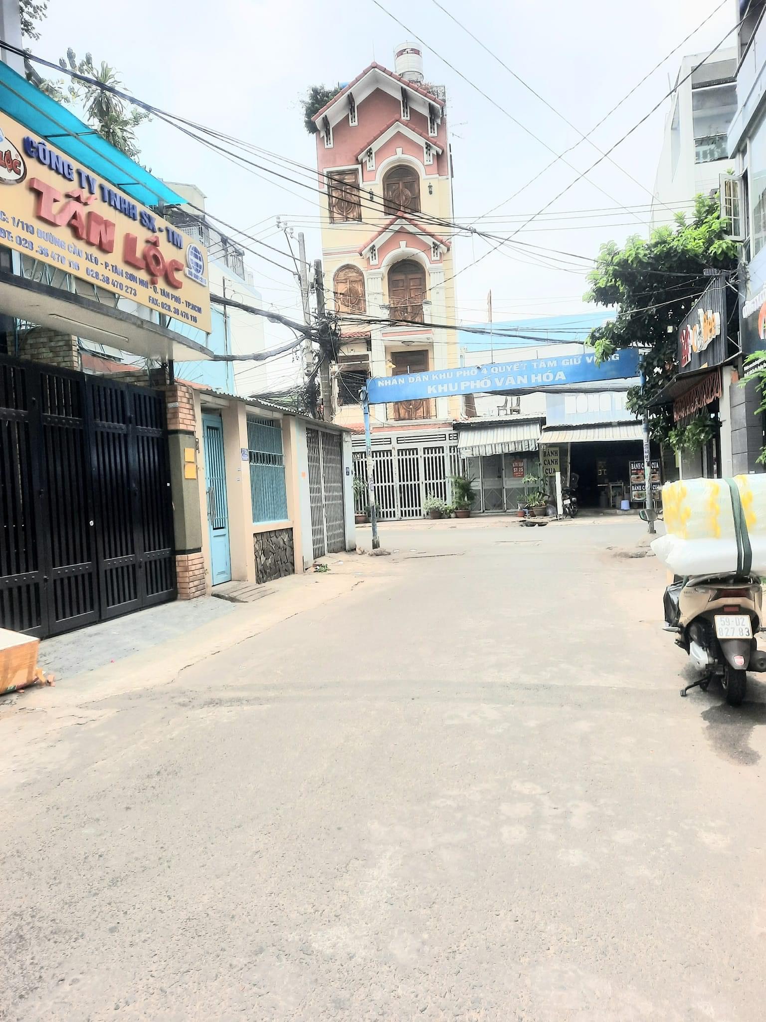 chính chủ bán nhà 2 tầng đường cầu xéo, hẻm 2 tải tránh, 72m2 chỉ 9.7 tỷ, sát mặt tiền hà thị đát