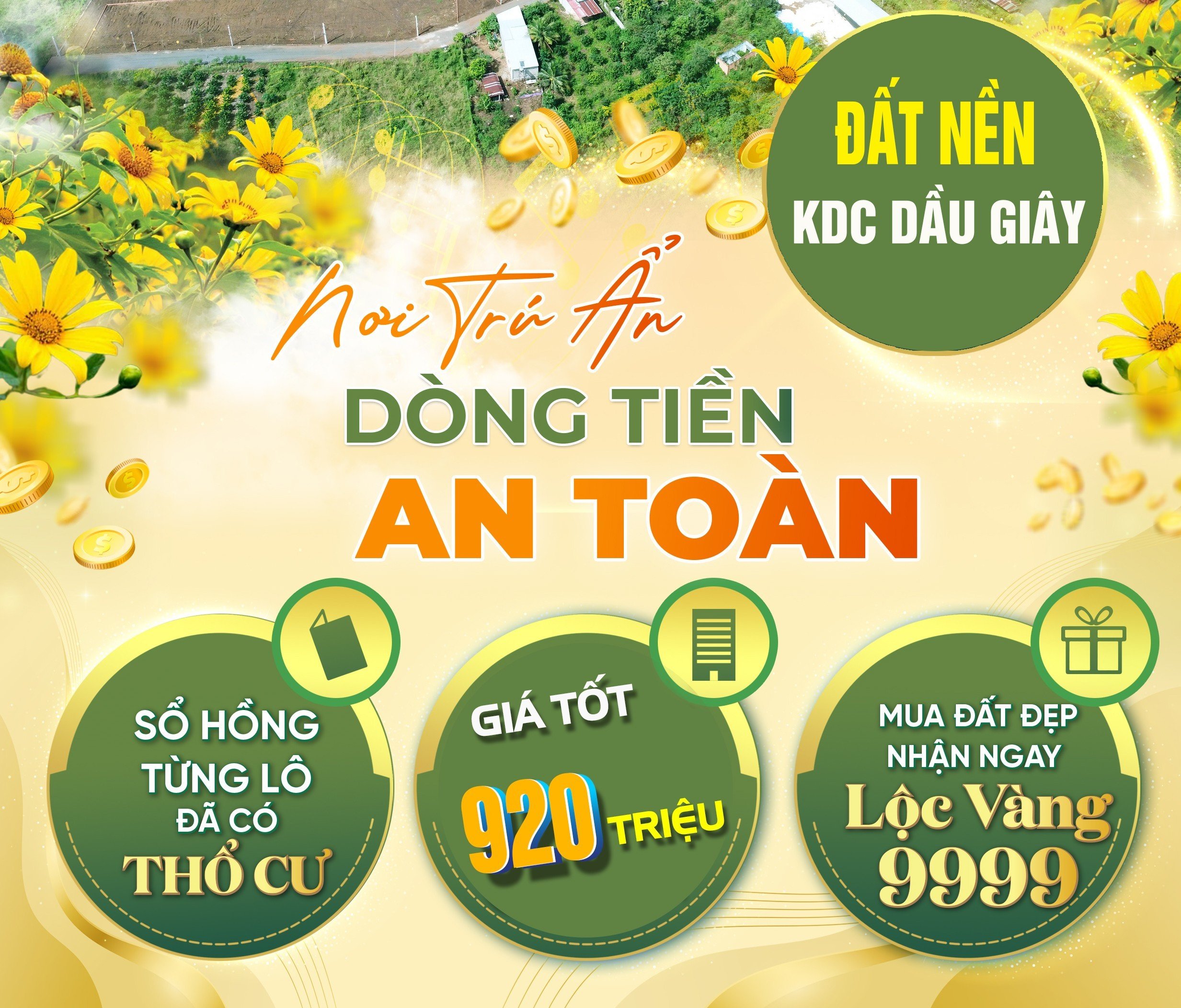 Bán 178m2 đất thổ KCN Dầu Giây,Thống Nhất,Đống Nai giá chỉ 420 triệu cong chứng ngay