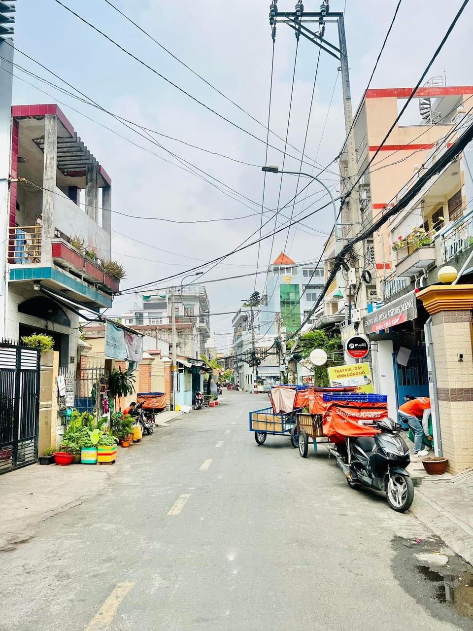 chính chủ bán nhà mặt tiền đường lý thái tông, nhựa 8m, 99m2 chỉ 12.99 tỷ ngay Lũy bán Bích.