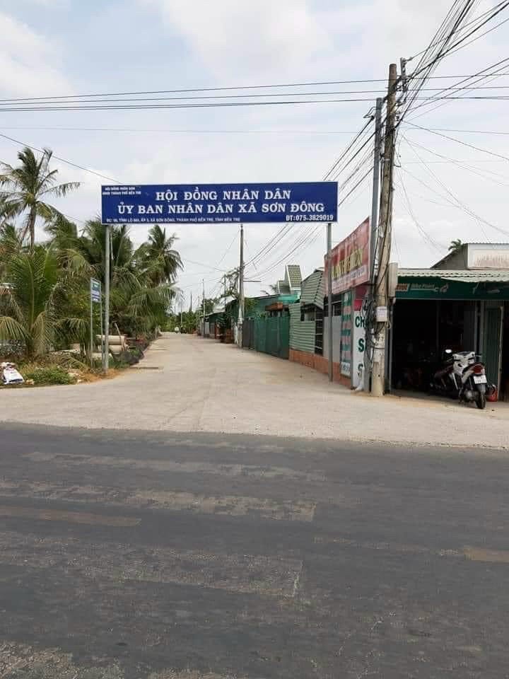 Bán đất nền liền kề chợ Sơn Đông - tp. Bến Tre