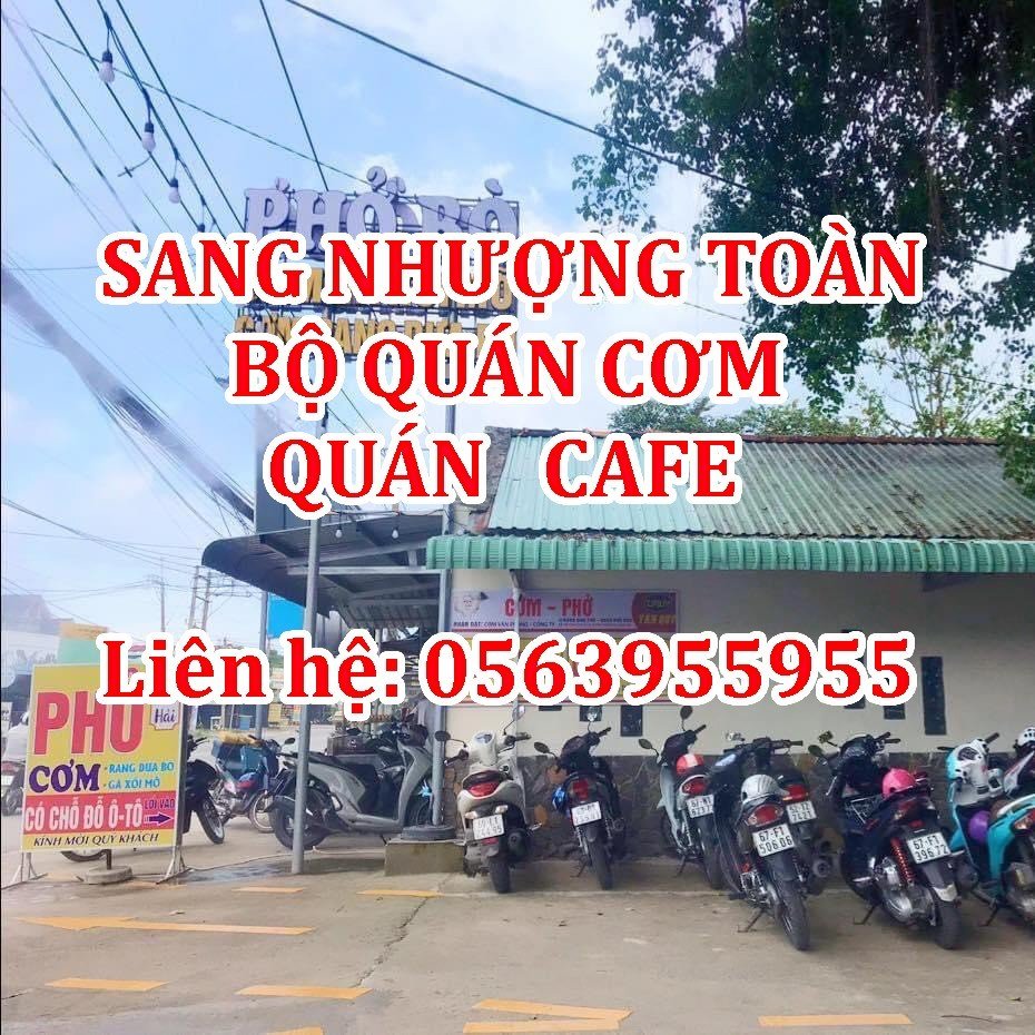 Sang Nhượng Toàn Bộ Quán Cơm và Quán Cafe