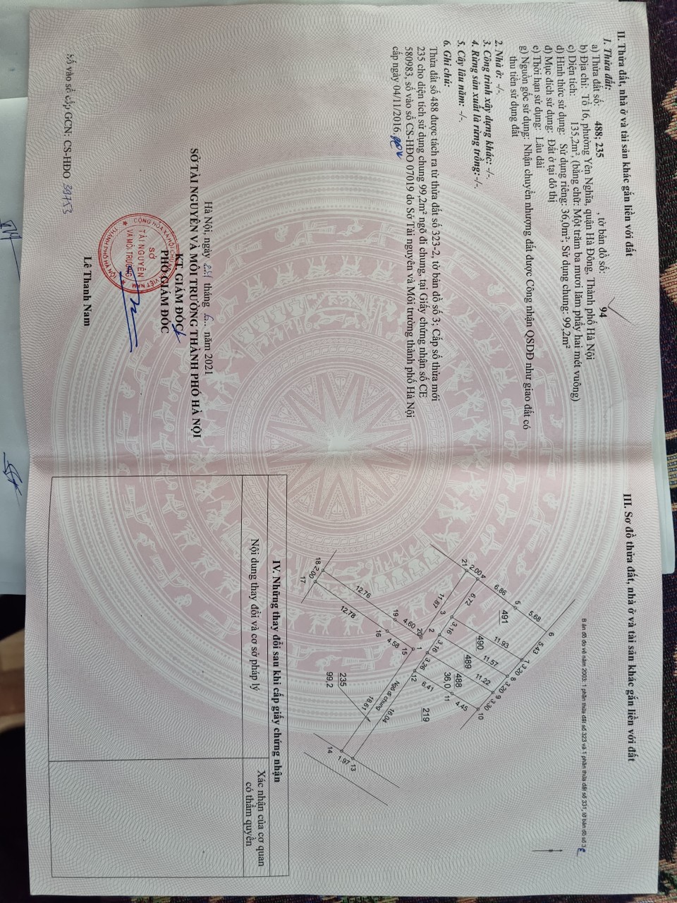 Đất quận Hà Đông 36 m2 chỉ 1.27 tỷ