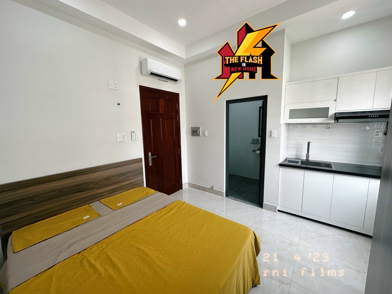 Cho thuê căn hộ 212b nguyễn trãi,Q1