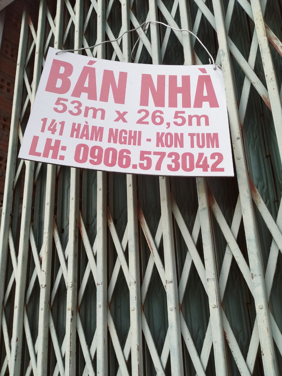 CHÍNH CHỦ Cần Bán Nhà Tại 141 Hàm Nghi, Tổ 8, Phường Duy Tân, TP Kon Tum, Tỉnh Kon Tum