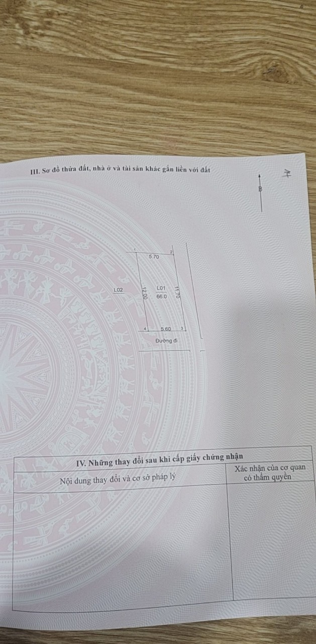 66M2 ĐẤT DG AO NGÒI ĐỨC THƯỢNG GIÁ 45TR/M