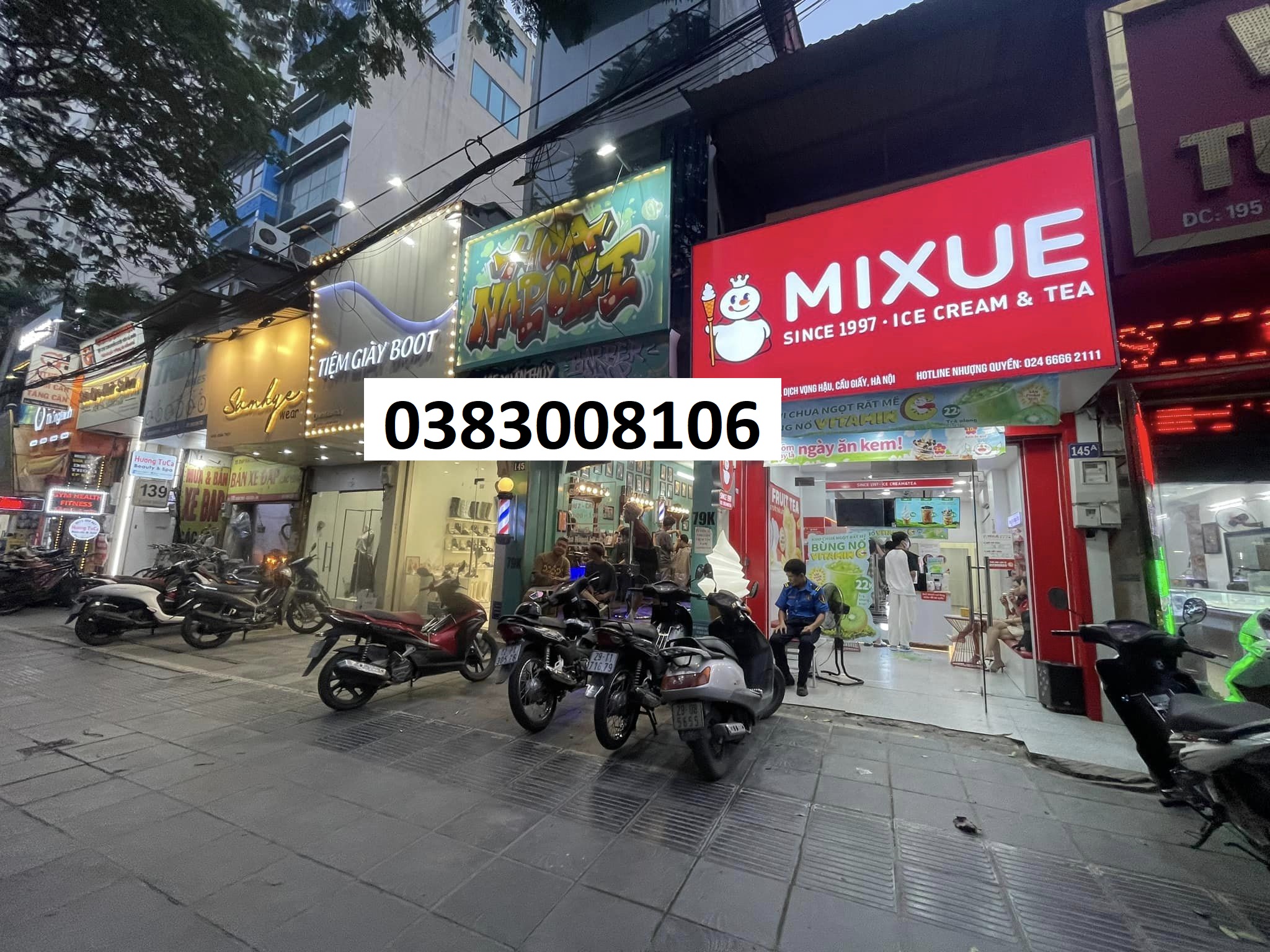 SIÊU PHẨM MẶT PHỐ XUÂN THUỶ 52m2 -14 tỷ HIỆN ĐANG CHO THUÊ KINH DOANH KEM MIXUE