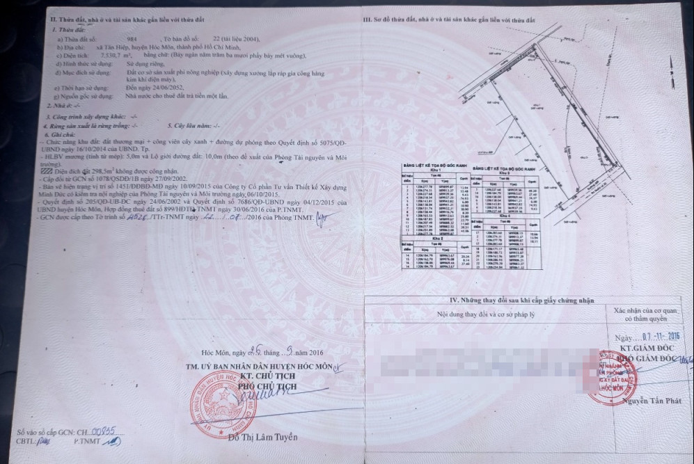 Cần bán gấp đất SKC quy hoạch cao tầng, TMDV-VP tại tân hiệp hóc môn - dtkv 7.500m2 giá cực rẻ chỉ 58 tỷ