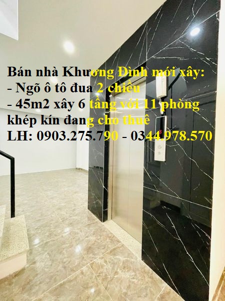 Bán nhà Khương Đình, ô tô tránh – 3 gác đua, sổ vuông đẹp, sinh dòng tiền ổn định