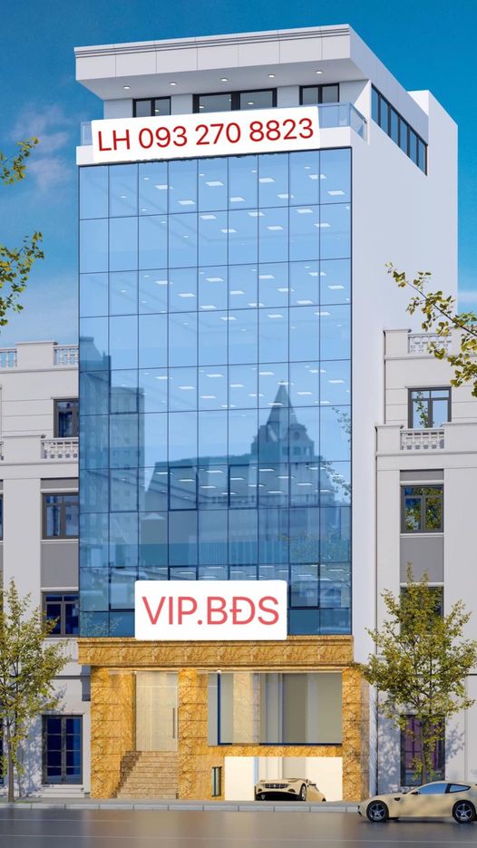 TÒA NHÀ VĂN PHÒNG ĐẲNG CẤP MẶT PHỐ HOÀNG NGÂN, 9 TẦNG THANG MÁY CÓ HẦM