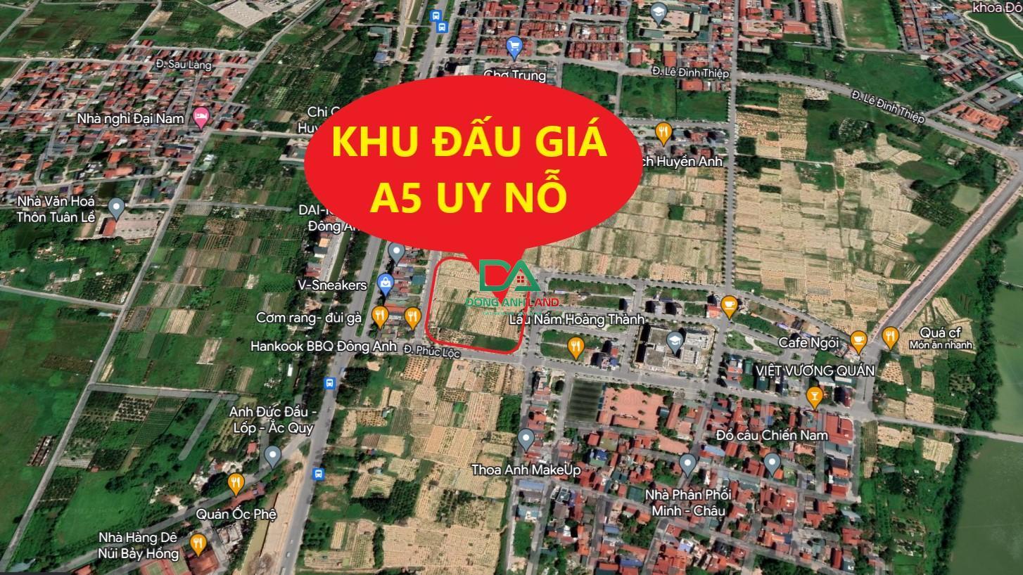​ĐẤT ĐẤU GIÁ VƯỜN ĐÀO A5 UY NỖ ĐÔNG ANH KINH DOANH GIÁ RẺ