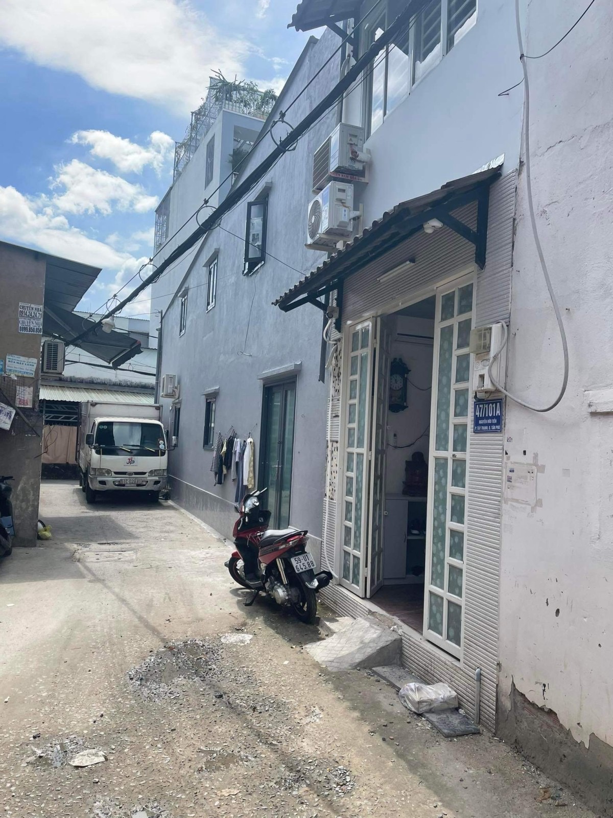 NHÀ QUẬN TÂN PHÚ.NGUYỄN HỮU TIẾN.26M2. 2TẦNG .3TỶ15