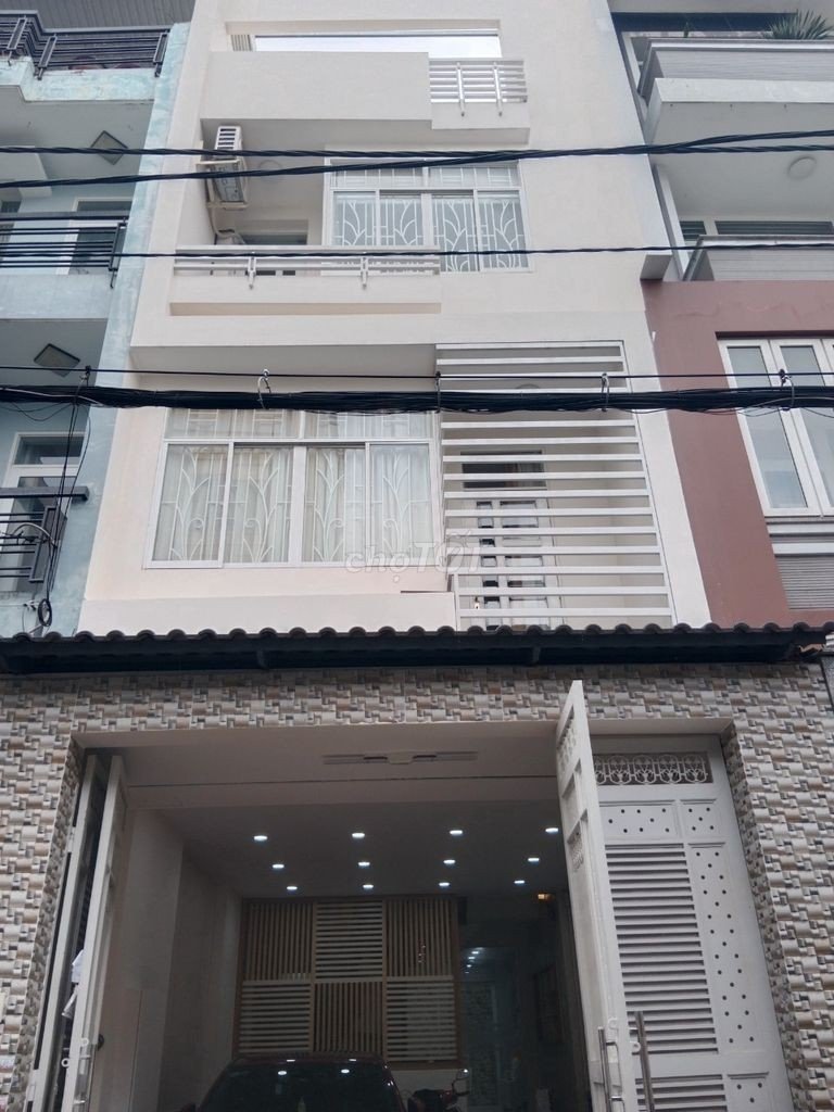 Nhà hẻm 5m Bùi Đình Túy, Diện tích: 4.5x17m, 4 lầu, nhà mới, giá 9.8 Tỷ TL