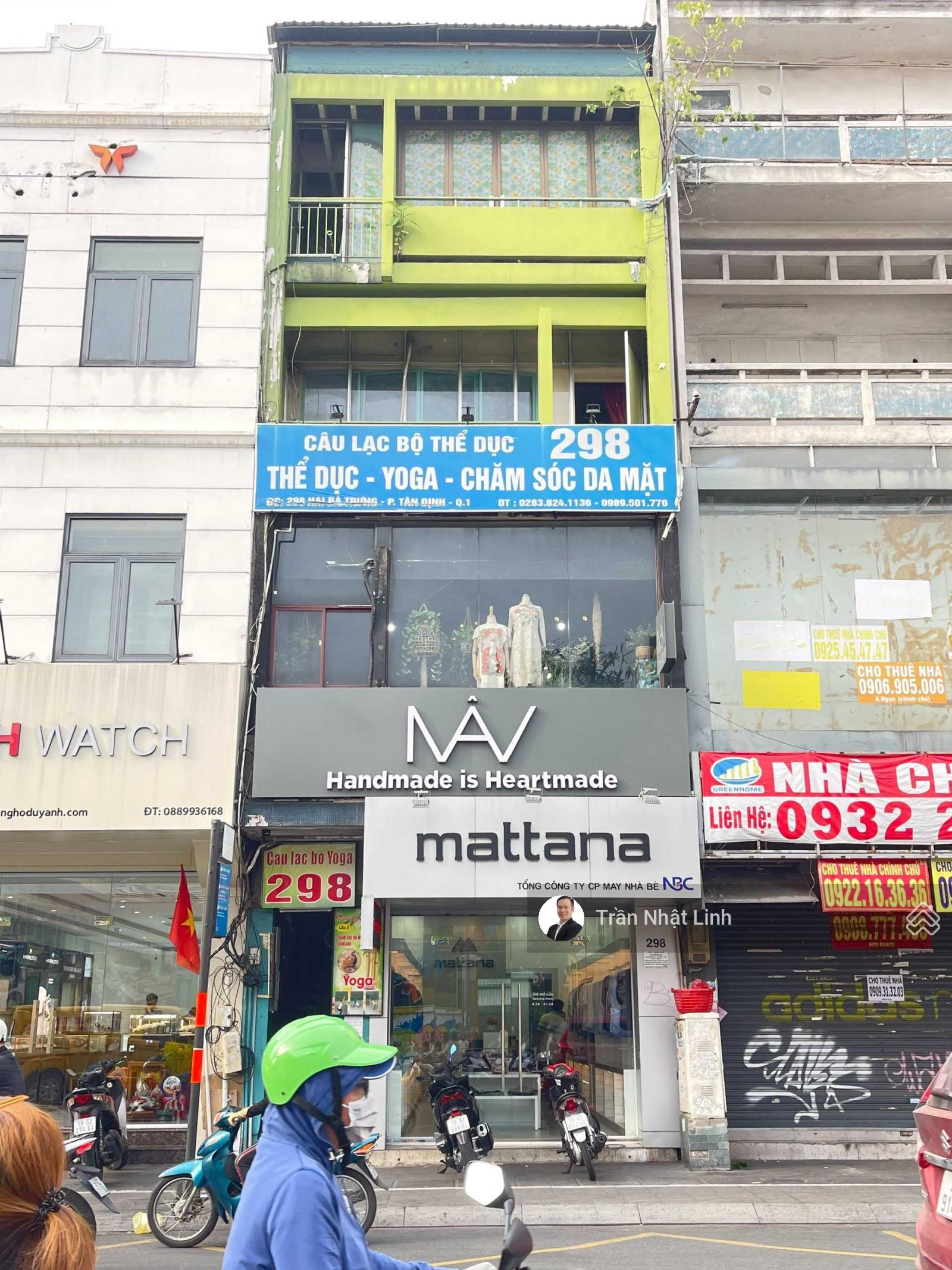 Bán nhà MT Hai Bà Trưng, DT 4,9 x 16m, đối diện nhà thờ Tân Định. 4 lầu, giá 34 tỷ