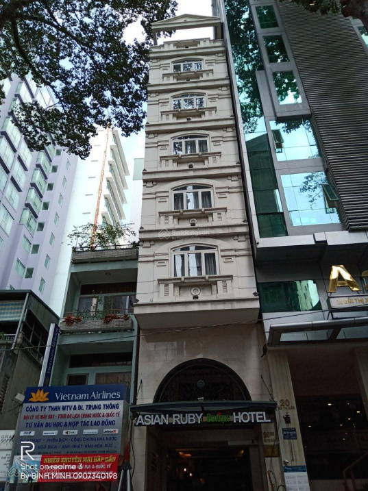 Building VP đường 2 chiều Nguyễn Đình Chiểu. DT 12m*28m, 9 tầng, HĐT 230tr. Giá chỉ 74 tỷ