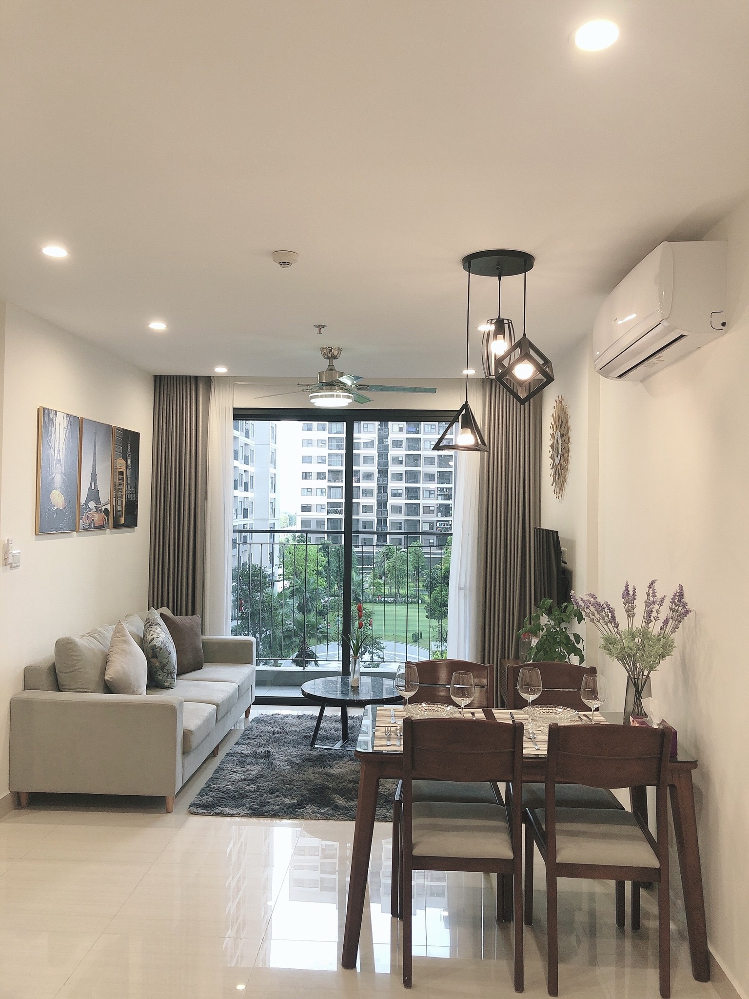 CHUNG CƯ 2 NGỦ + 1WC ,FULL NỘI THẤT ĐẸP, BAO PHÍ (7.5TR)