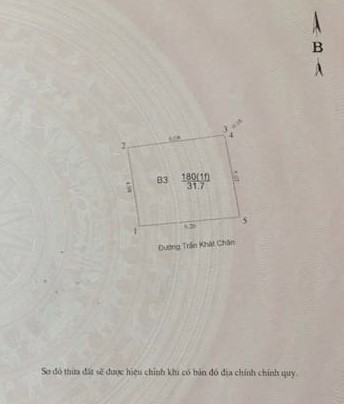 Bán Nhà Mặt Tiền 6.3M Mặt Phố Trần Khát Chân 32M2 Vuông A4 -15.7 Tỷ -Vỉa hè rộng
