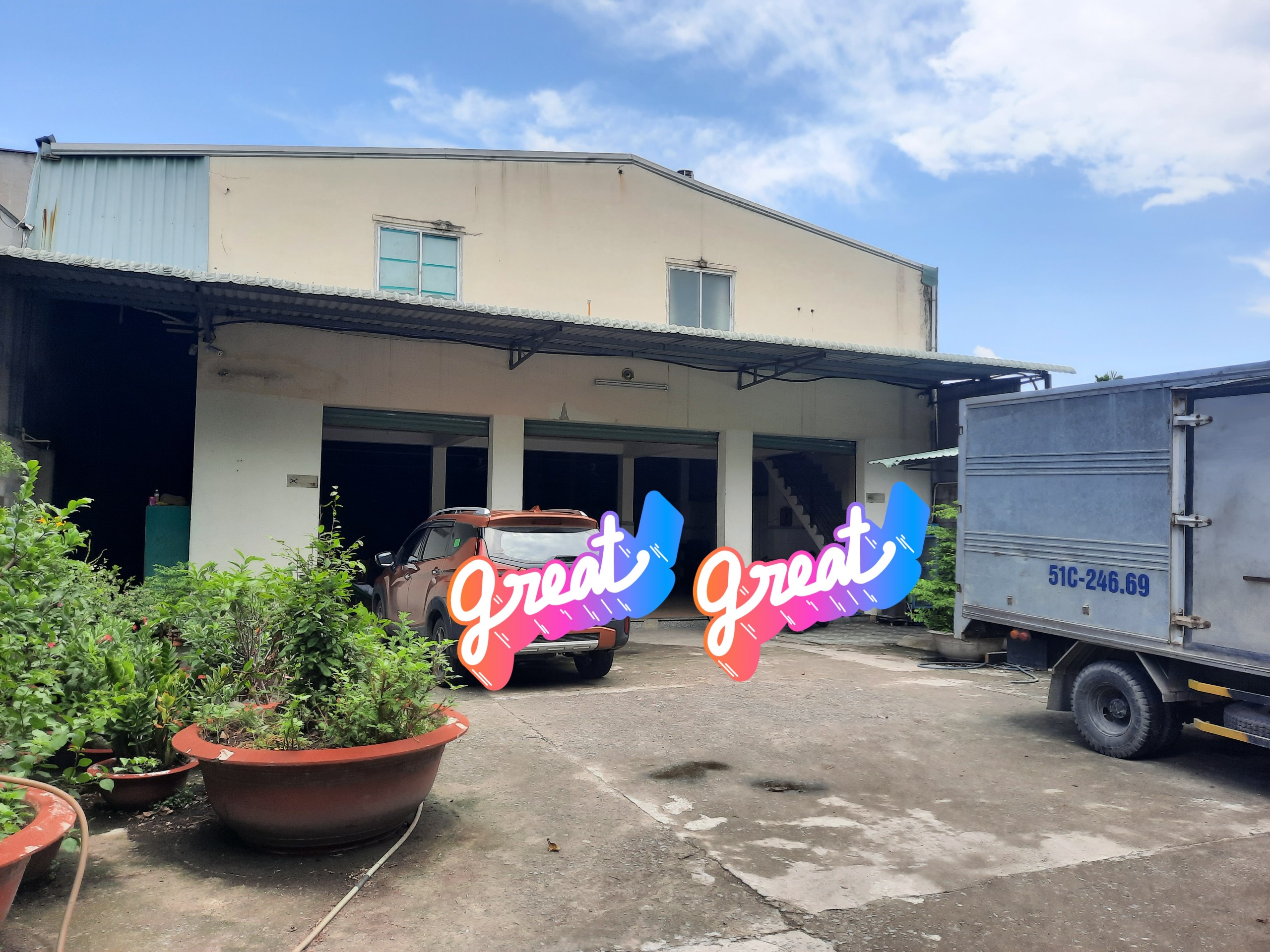 BÁN NHÀ XƯỞNG 1100m2 Chỉ 22 Tỷ (15m x 74m) Bùi Công Trừng Hóc Môn 1