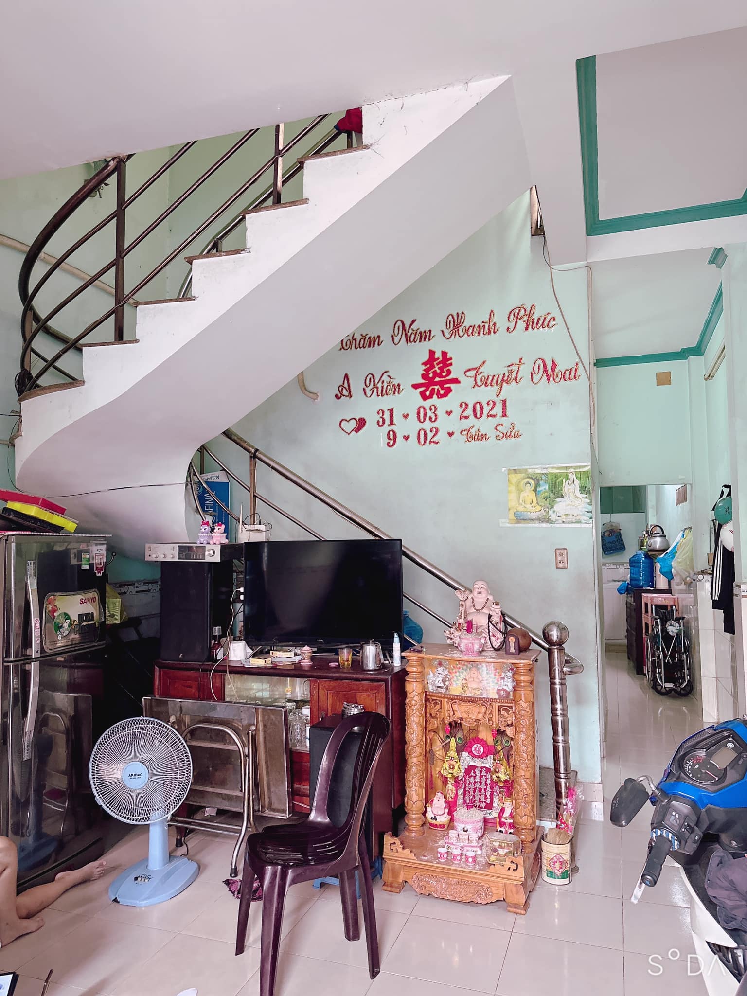 HẺM 3M CÁCH MẶT TIỀN 3 CĂN - 52M2 - 2 TẦNG BTCT - AN NINH - 63TR/M2 - KHÔNG QUY HOẠCH