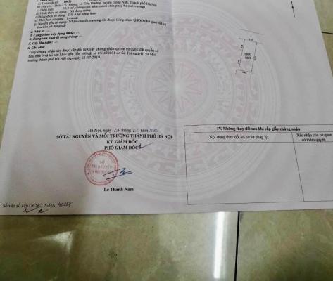 Bán Đất thôn Cổ Dương, Tiên Dương ô tô đỗ cửa