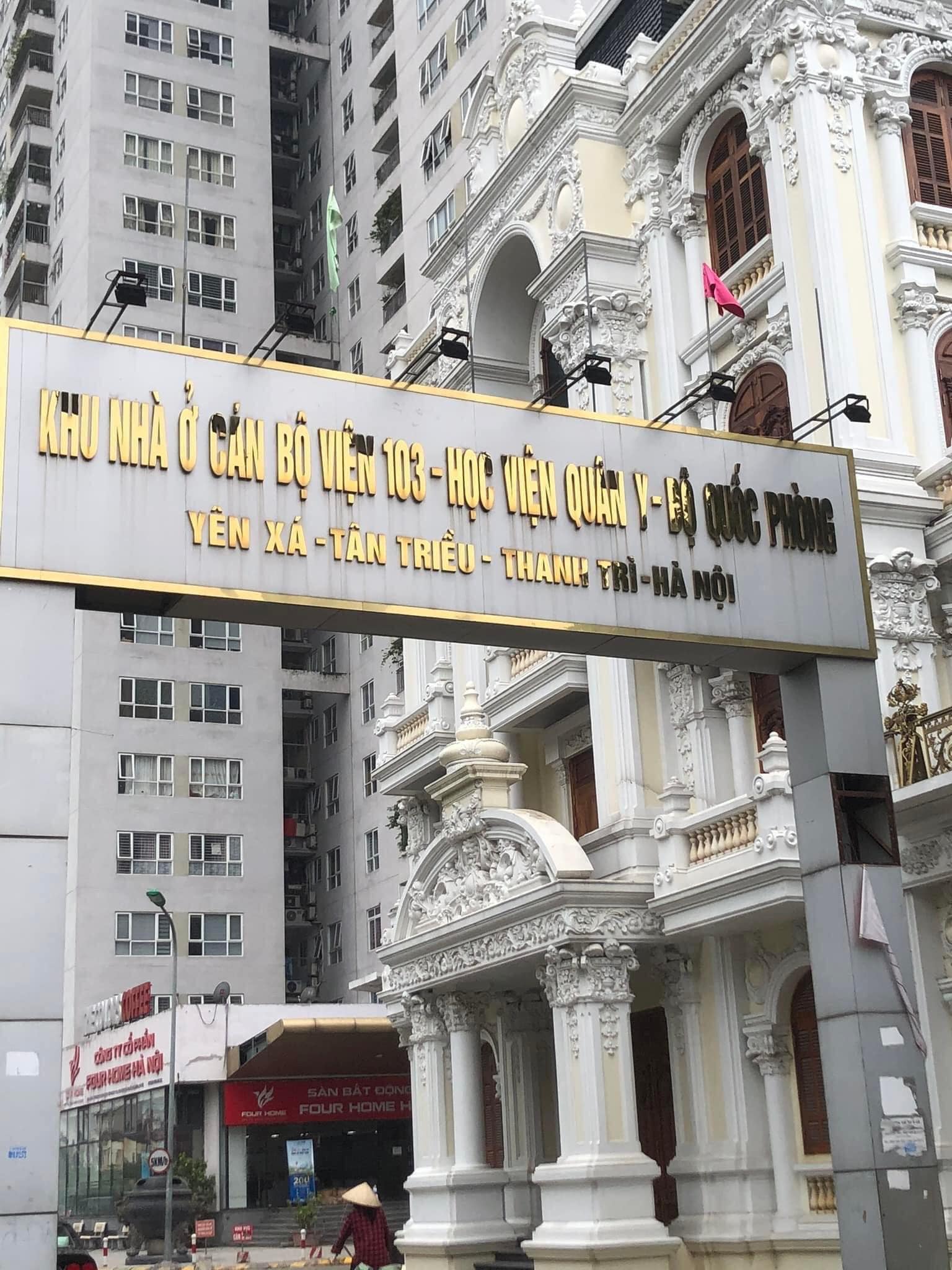 Bán Nhà Khu nhà ở Cán bộ viện 103 - Học Viện Quân Y, KD 128m2 x 5 Tầng 18.5 tỷ