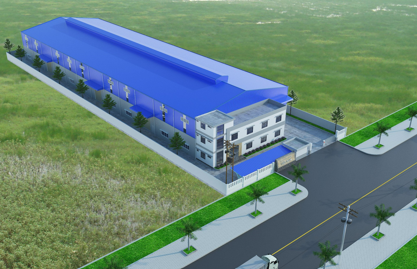 Cho thuê kho xưởng mới xây 5000m2 trong KCN Hải Sơn, xã Đức Hòa Đông, huyện Đức Hòa, tỉnh Long An