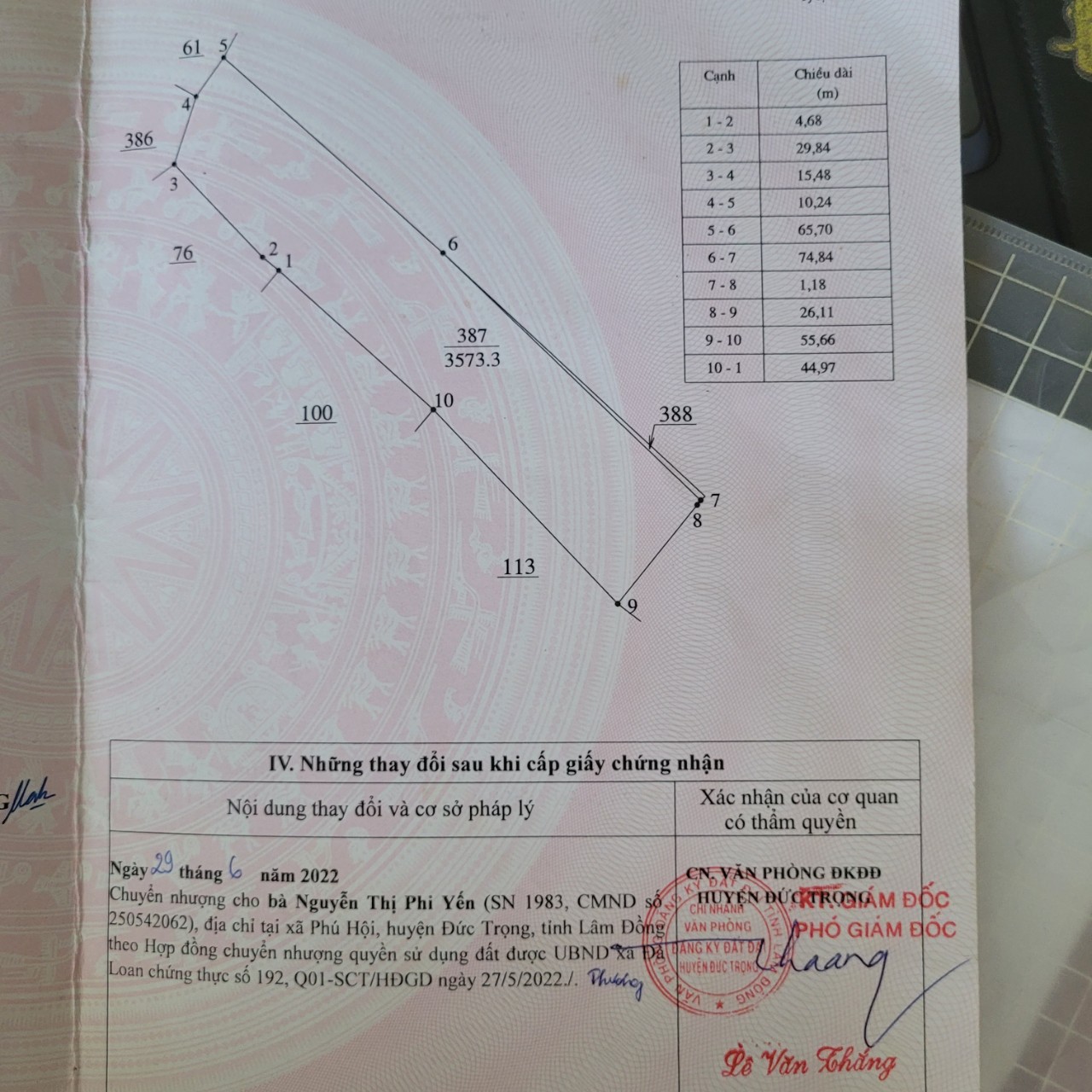 BÁN NHANH LÔ ĐẤT THÔN 16, XÃ ĐA LOAN, HUYỆN ĐỨC TRỌNG, TỈNH LÂM ĐỒNG.