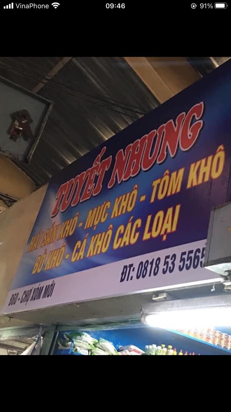 SANG NHƯỢNG SẠP BÁN HẢI SẢN ĐỊA CHỈ CHỢ XÓM MỚI - NGÔ GIA TỰ - PHƯỚC TIẾN - NHA TRANG - KHÁNH HOÀ