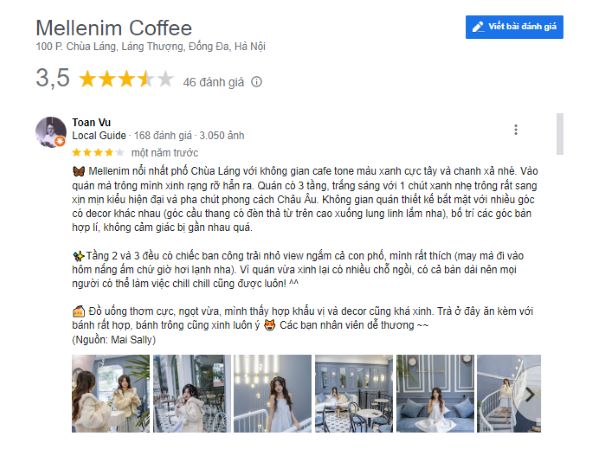 Một số đánh giá tích cực từ thực khách trải nghiệm tại Mellenim coffee Mellenim-coffee-7