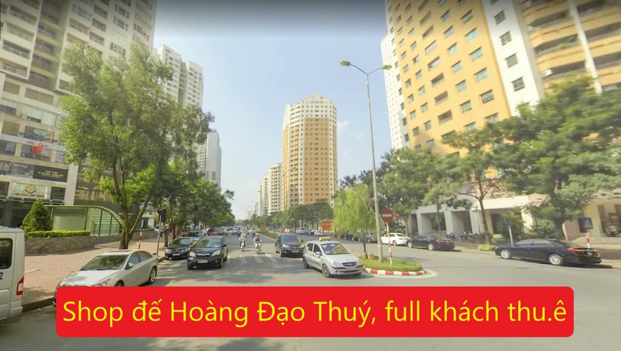 Bán shop đế tòa chung cư Trung Hòa Nhân Chính 217m2 sàn tầng 1 KD tấp nập