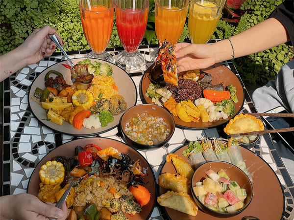 quán chay veggie castle ngọc khánh