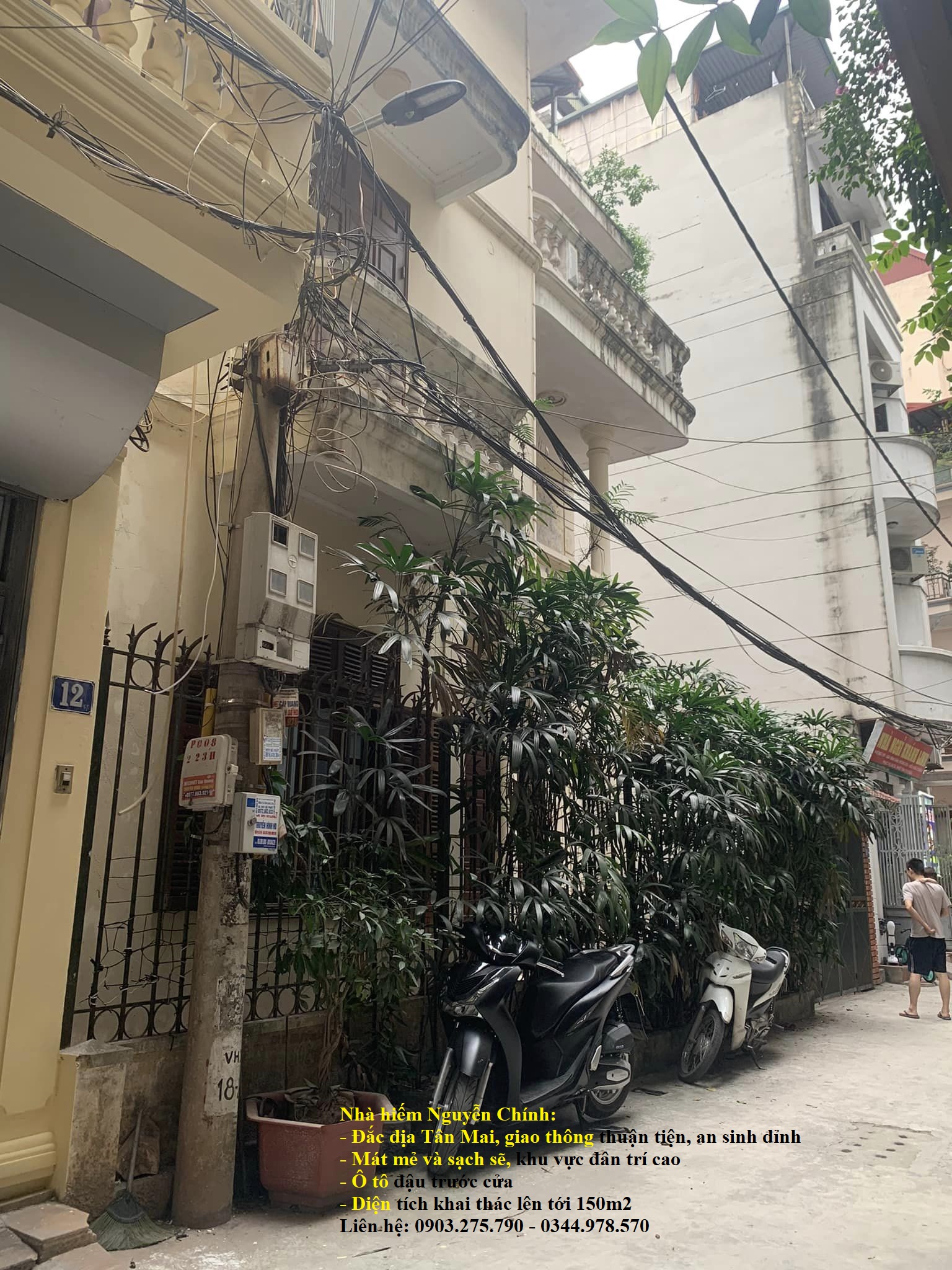 Nguyễn Chính - nhà hiếm: 100m x 5T, MT5m ô tô đỗ cửa, trong khu nhà vườn nhỉnh 14 tỷ