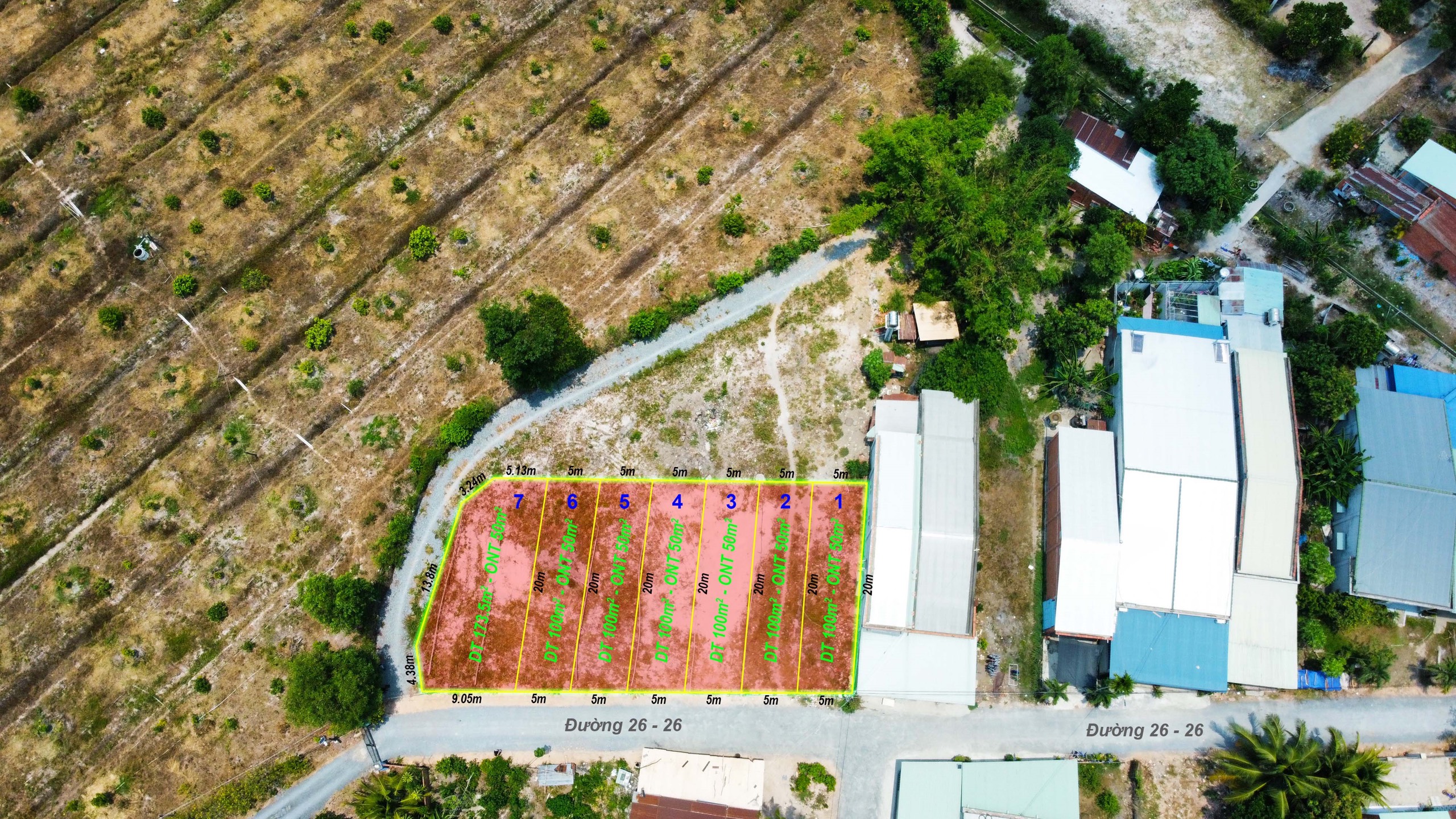 Chà Là- Dương Minh Châu mặt tiền đường nhựa khu dân cư gần cụm CN Chà Là giá chỉ 490tr