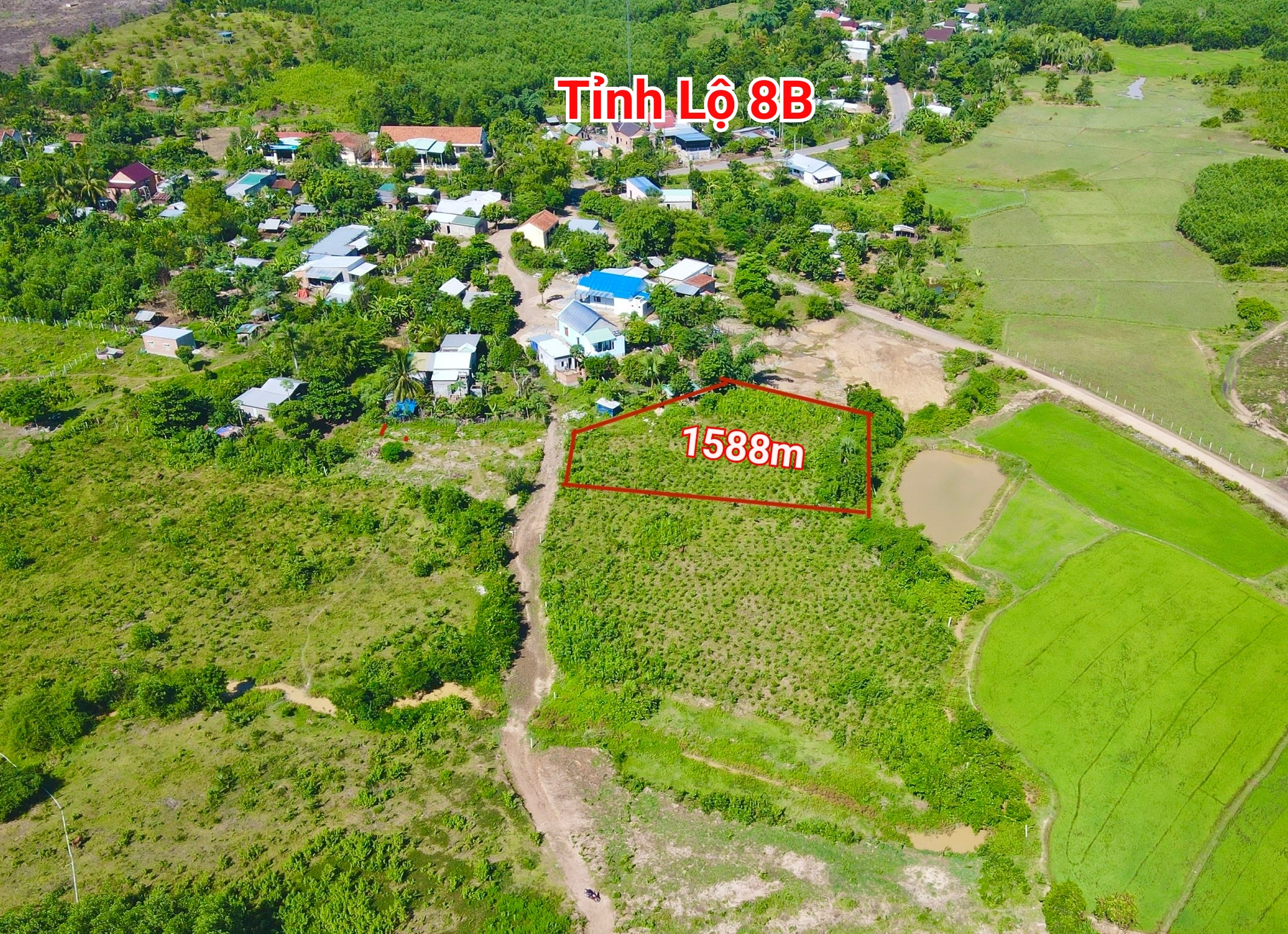 Bán đất Khánh Hiệp làm vườn giá rẻ sát bên Tỉnh Lộ 8C