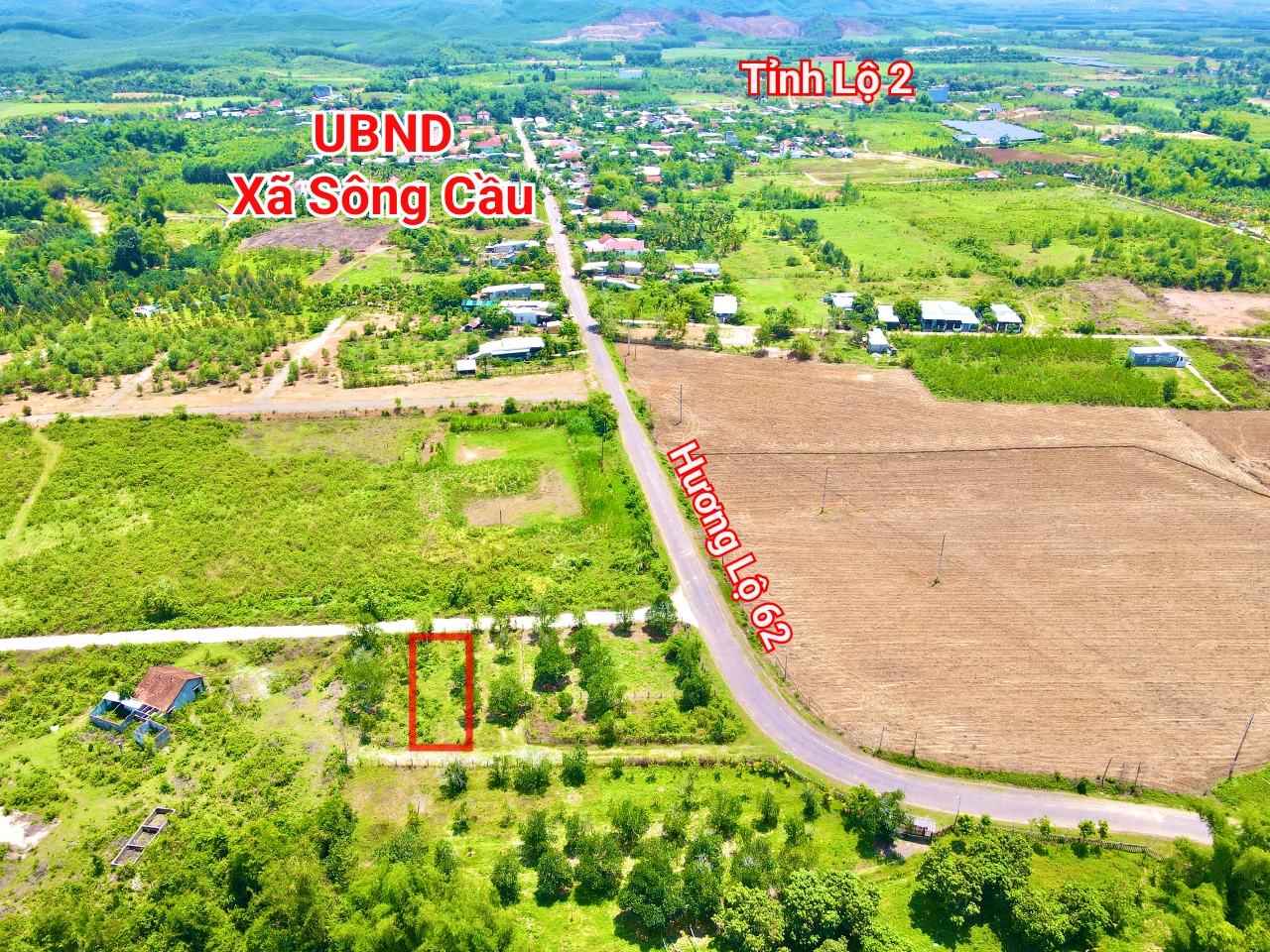 Bán đất Sông Cầu Khánh Vĩnh gần Ủy ban xã sát bên Hương Lộ 62