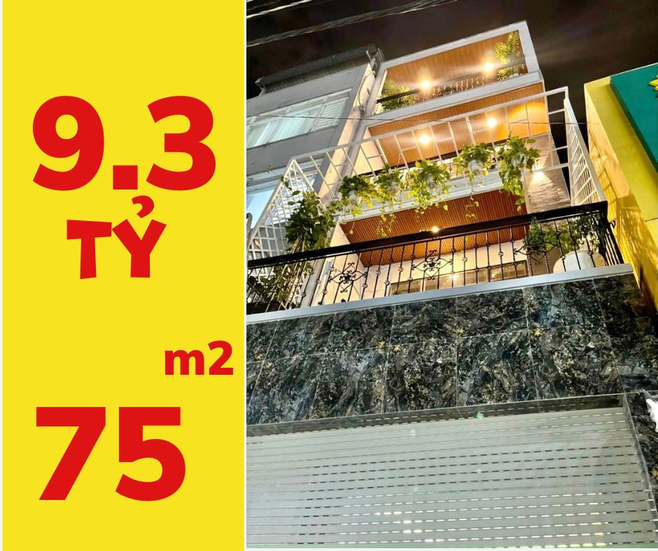 Bán Mặt Tiền 4 tầng Đường Số, 5mx15m, giá 9.3 tỷ, Tân Quy, Quận 7