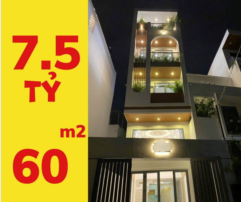 Bán Nhà 3 tầng, Mặt Tiền Lâm Văn Bền, 4mx15m, giá chỉ 7.5tỷ, Tân Quy, Quận 7